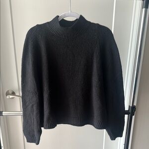 Old Navy Black Cowl Neck Sweater Turtleneck Style